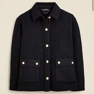 J. Crew Bouclé shirt-jacket size xl NWT